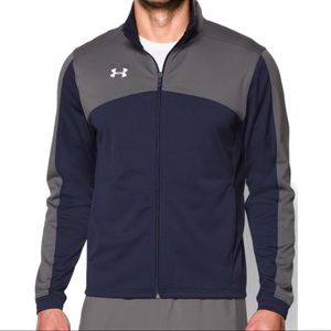 UNDER ARMOUR MEN'S FULL-ZIP SOCCER TRACK JACKET